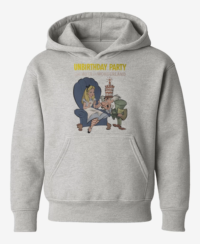Poleron de niño Gris Melange de Feliz NO cumpleaños