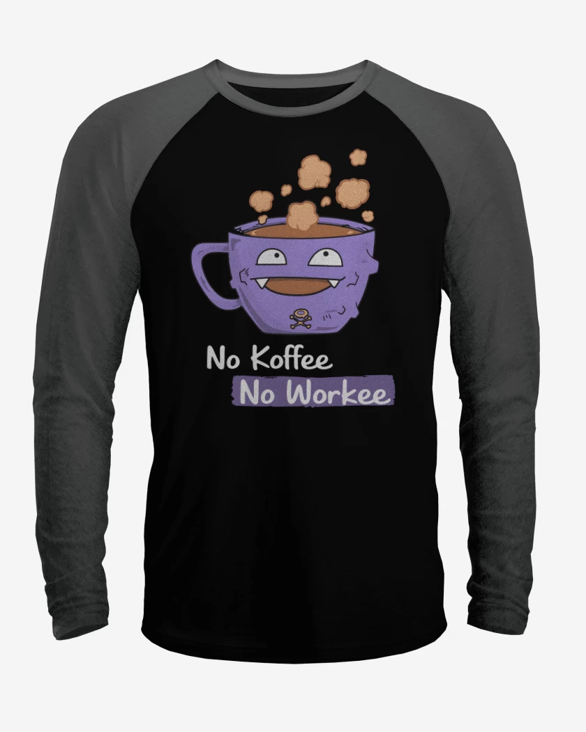 Polera Raglan No Koffee no workee