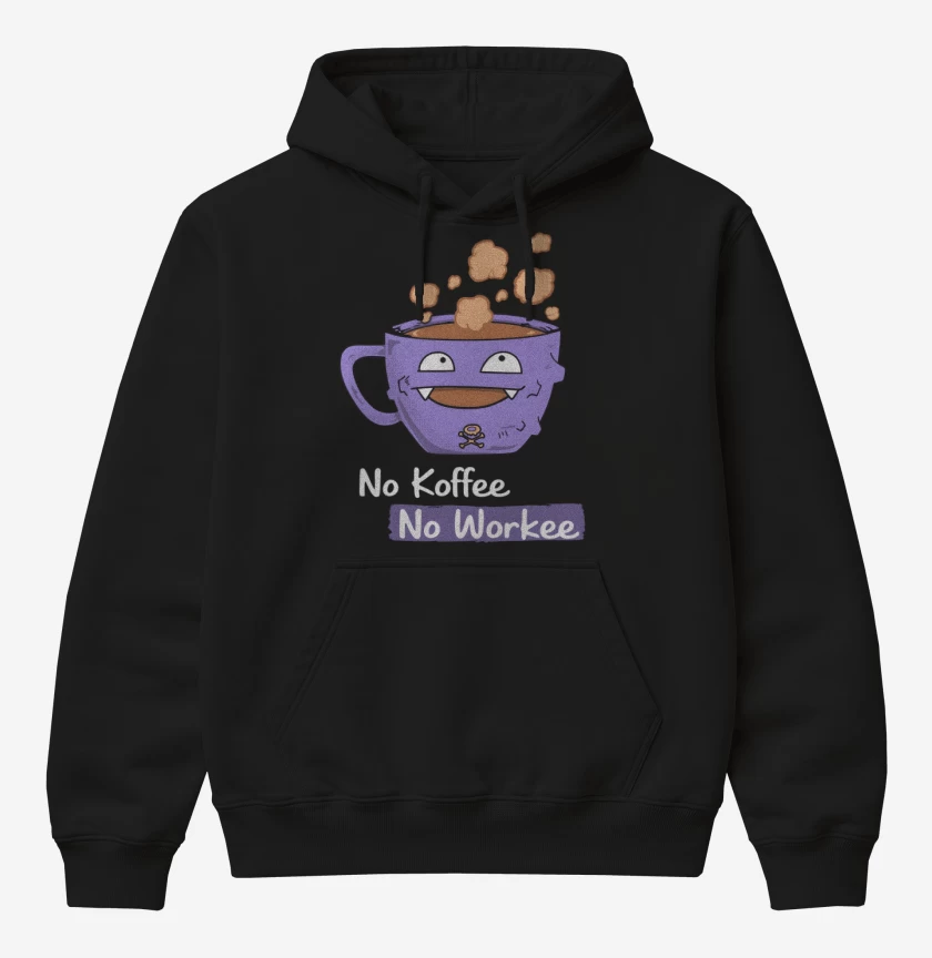 Poleron Canguro básico No Koffee no workee