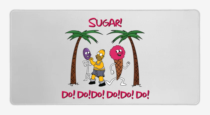 Mouse pad Gamer Blanco de Sugar