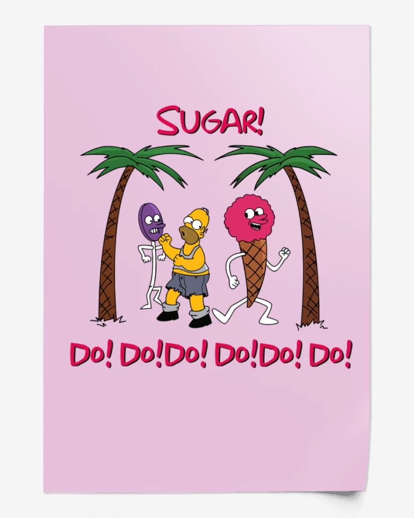 Print Rosa Pastel de Sugar
