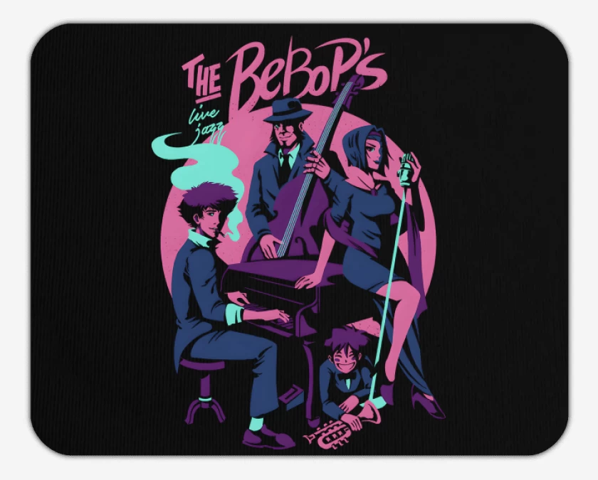Mousepad Negro de The Bebops