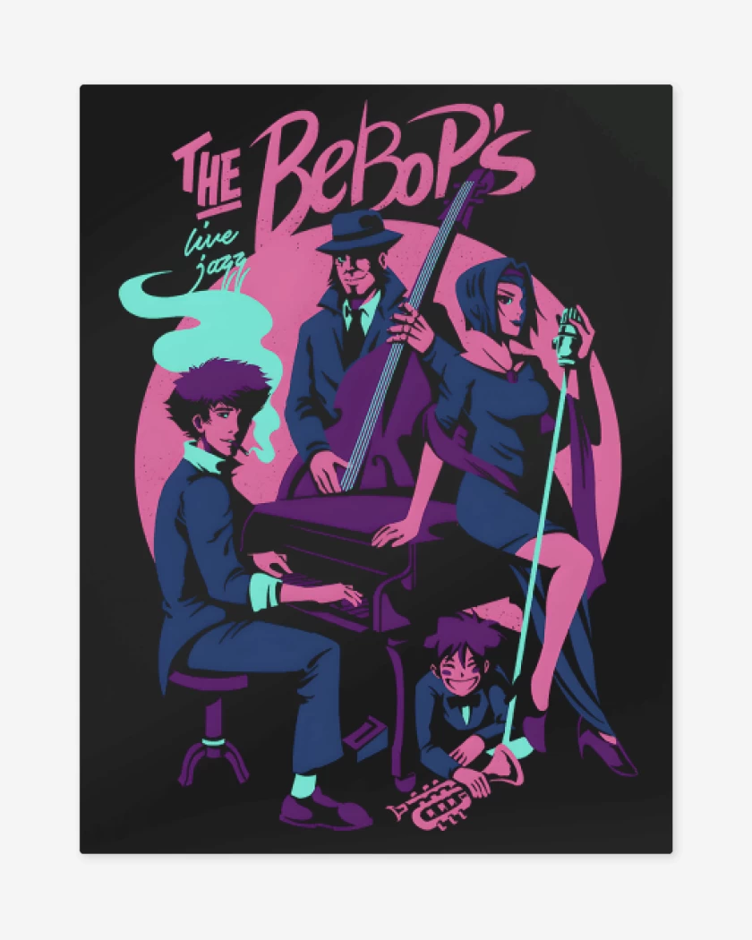 Print metalico Negro de The Bebops