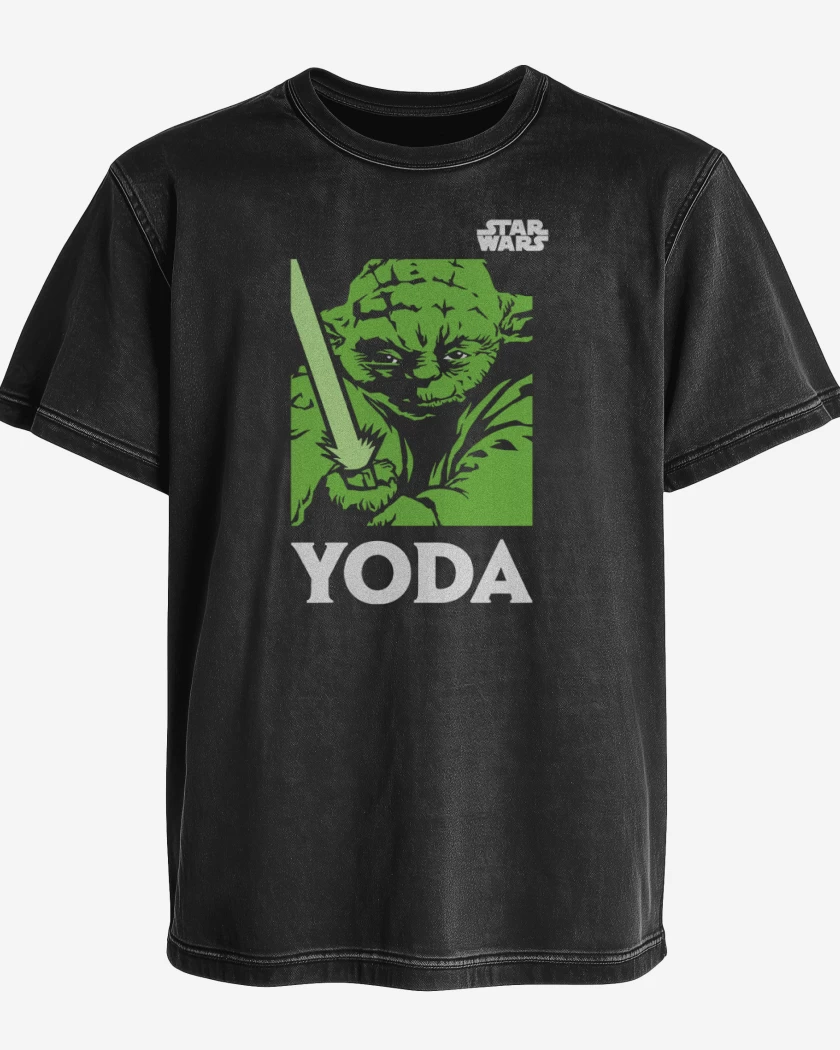Polera desgastada Yoda