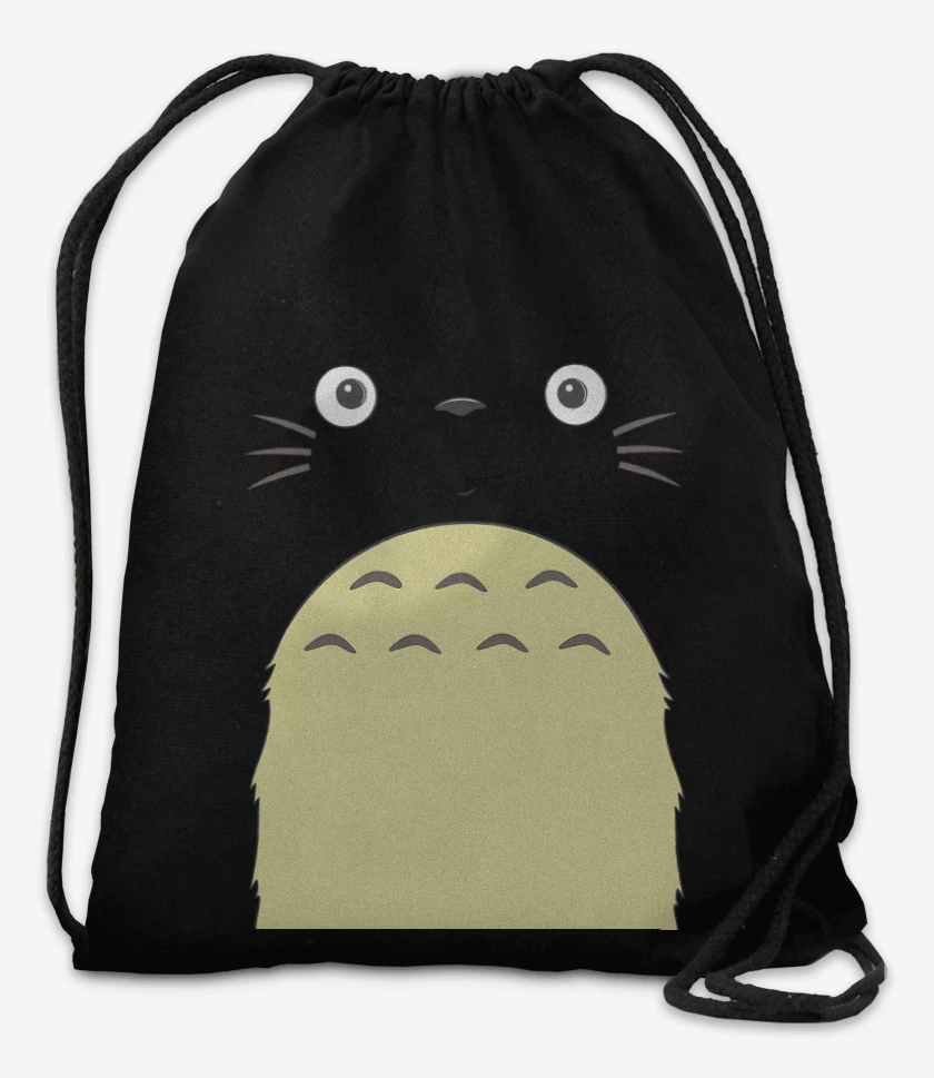 Mochila Negro de Totoro Face
