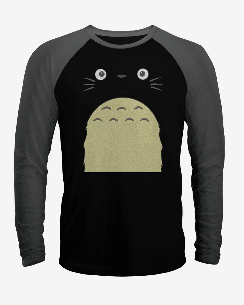 Polera Raglan Totoro Face