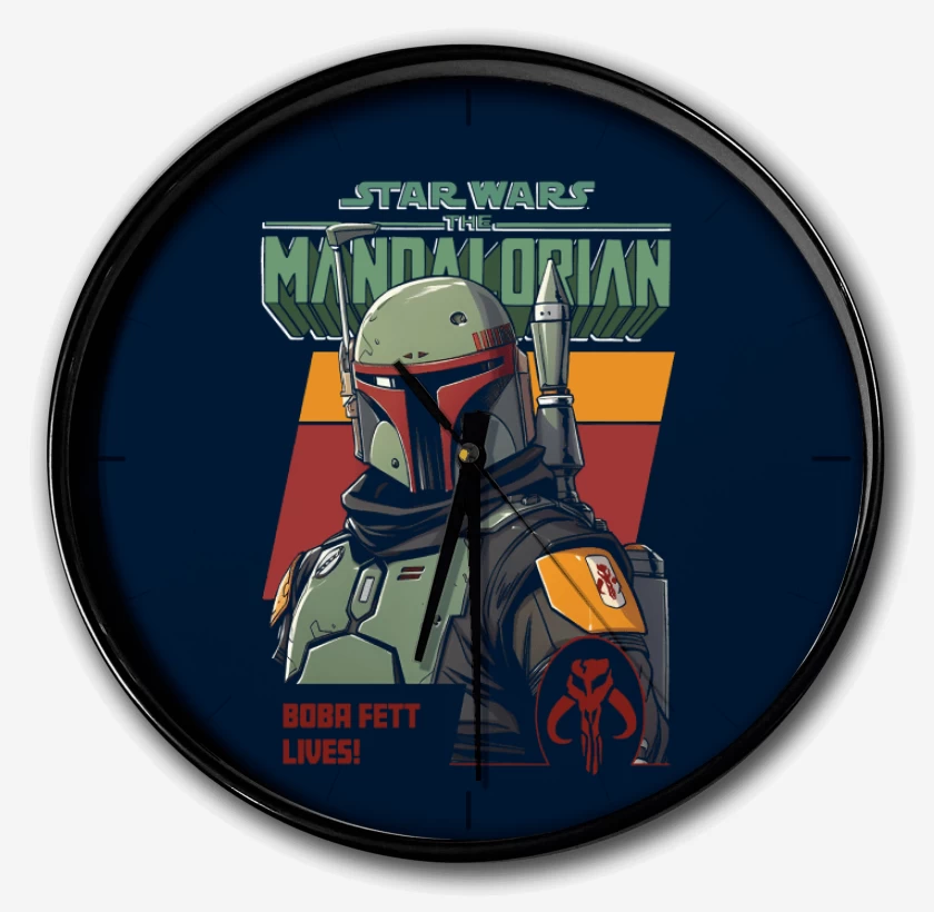 Reloj Azul Marino de Boba Fett lives