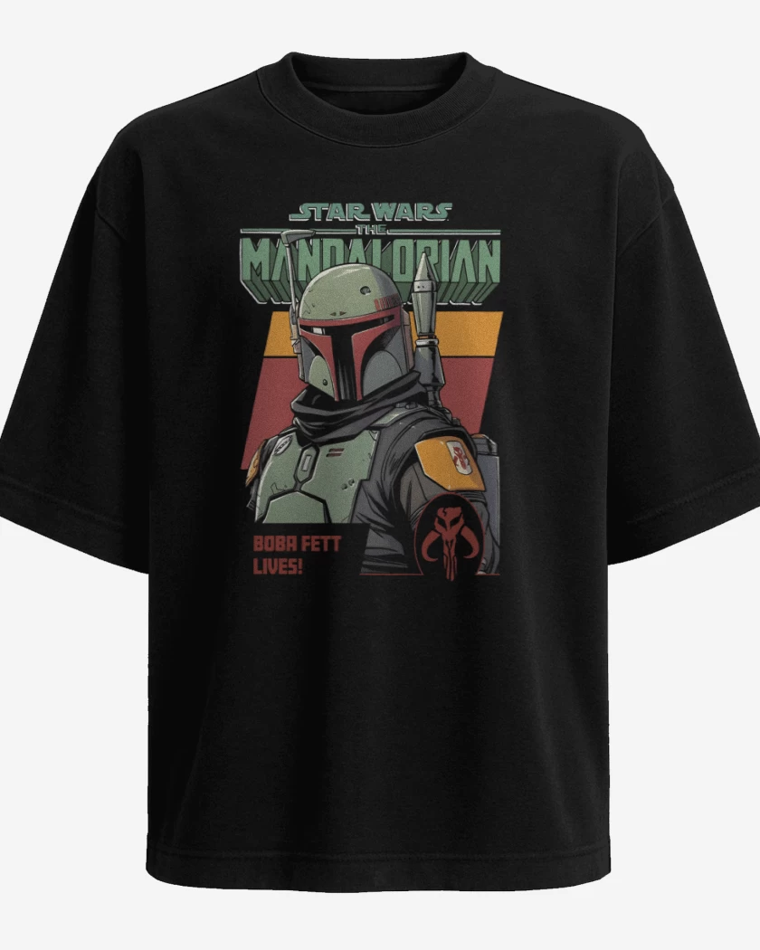 Polera Oversize Boba Fett lives