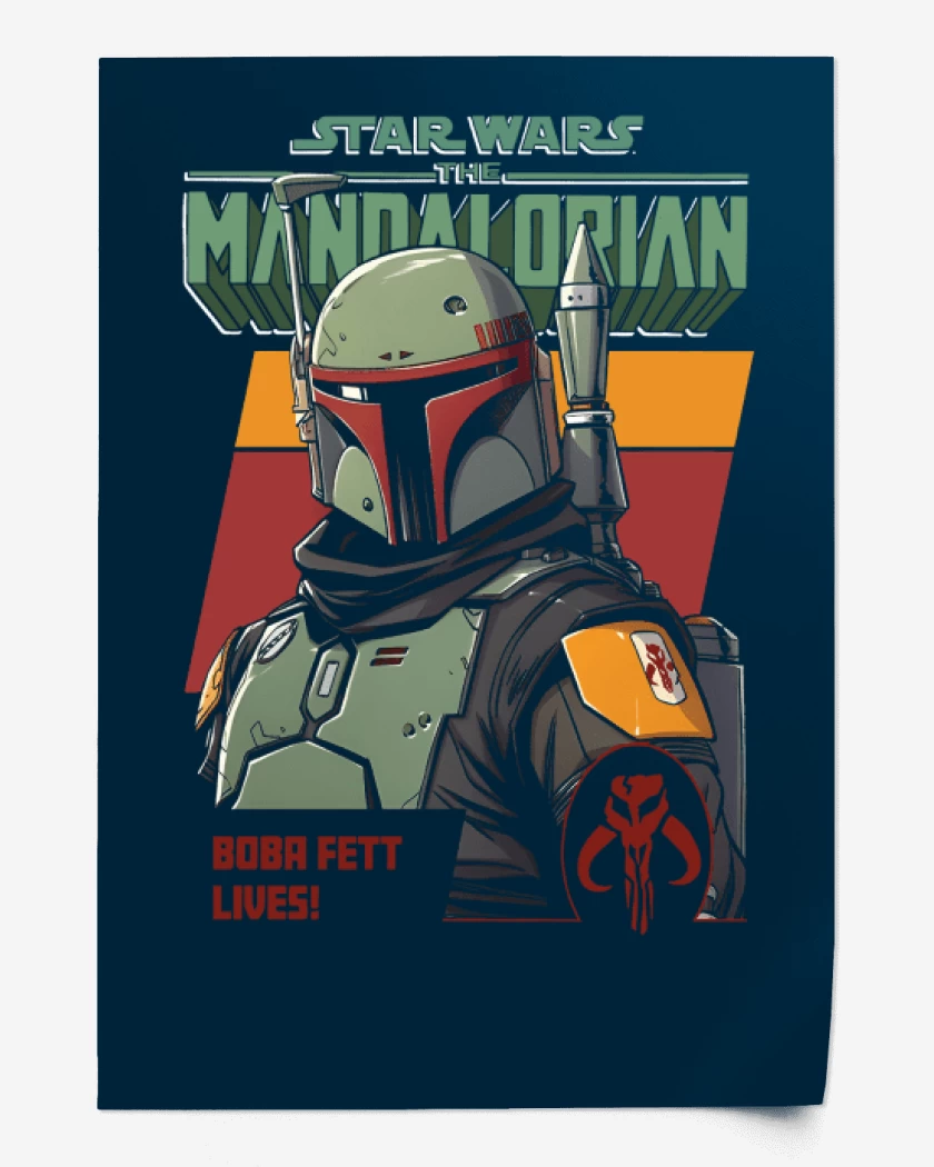 Print Boba Fett lives