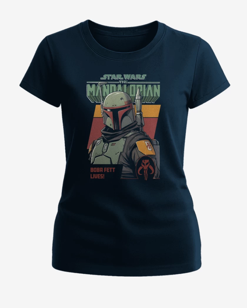 Polera de Mujer Boba Fett lives