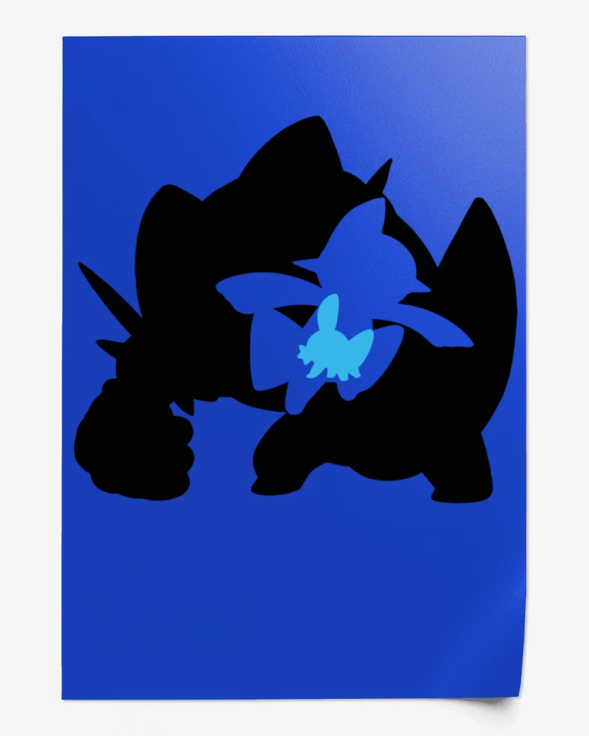 Print Azul Rey de Mudvolution