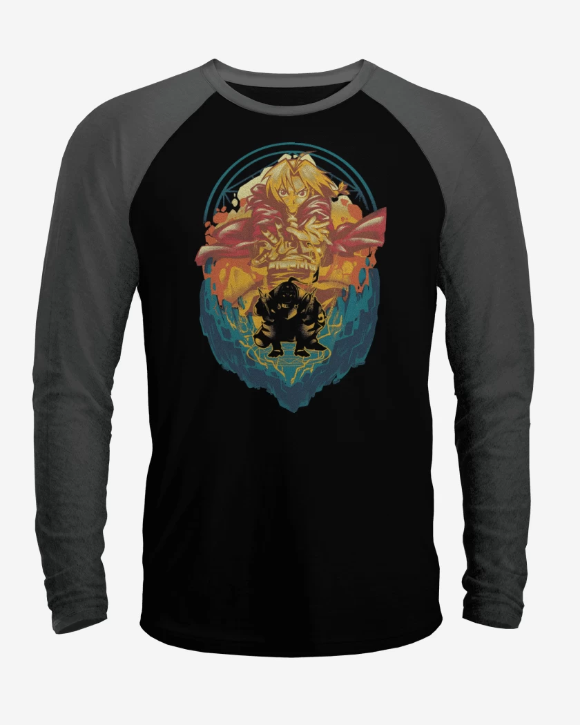 Polera Raglan Alquimistas de Acero