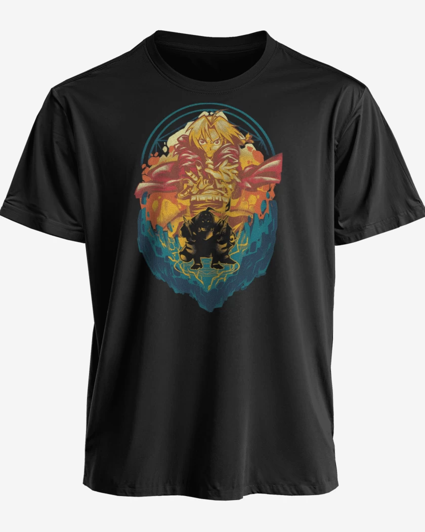 Polera premium Negro de Alquimistas de Acero