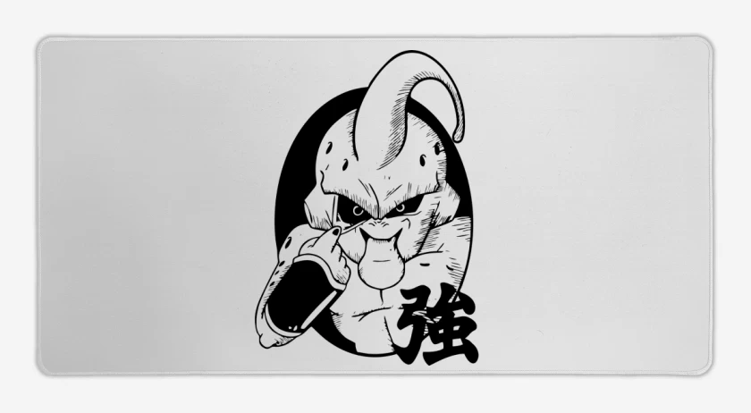 Mouse pad Gamer Blanco de Majin Burla