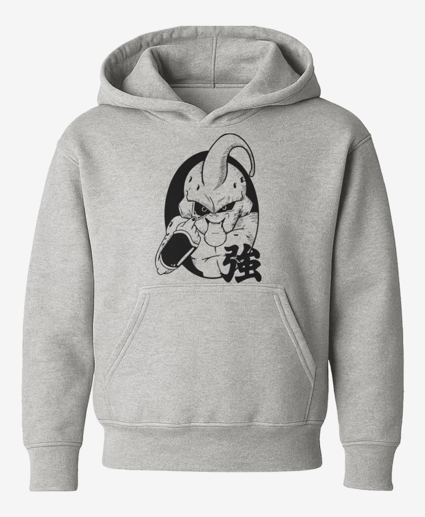 Poleron de niño Gris Melange de Majin Burla
