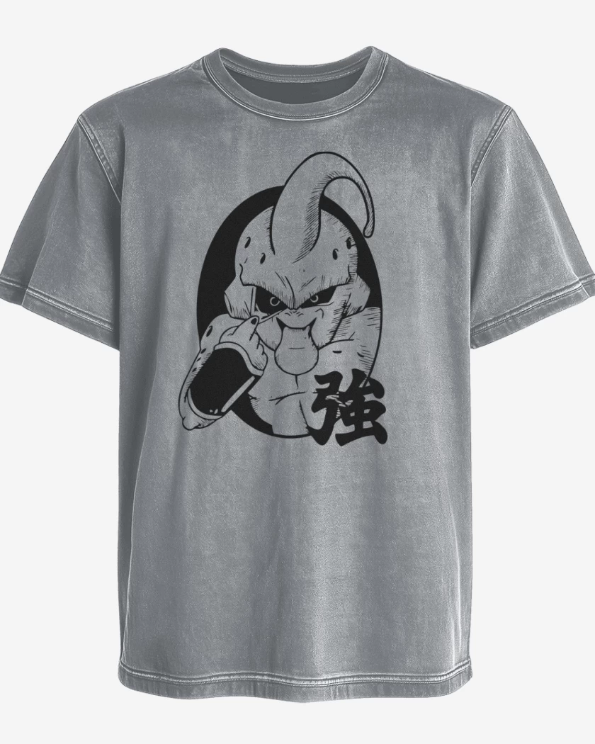 Polera desgastada Majin Burla