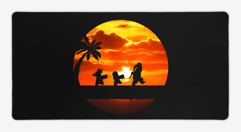 Mouse pad Gamer Negro de Entrenamiento Kame