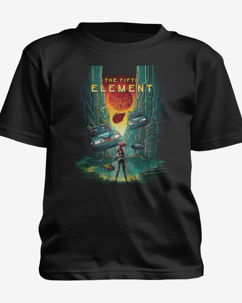 Polera de niño Negro de El Quinto Elemento