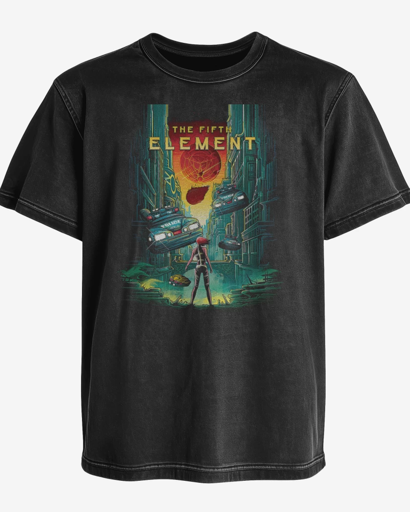 Polera desgastada El Quinto Elemento