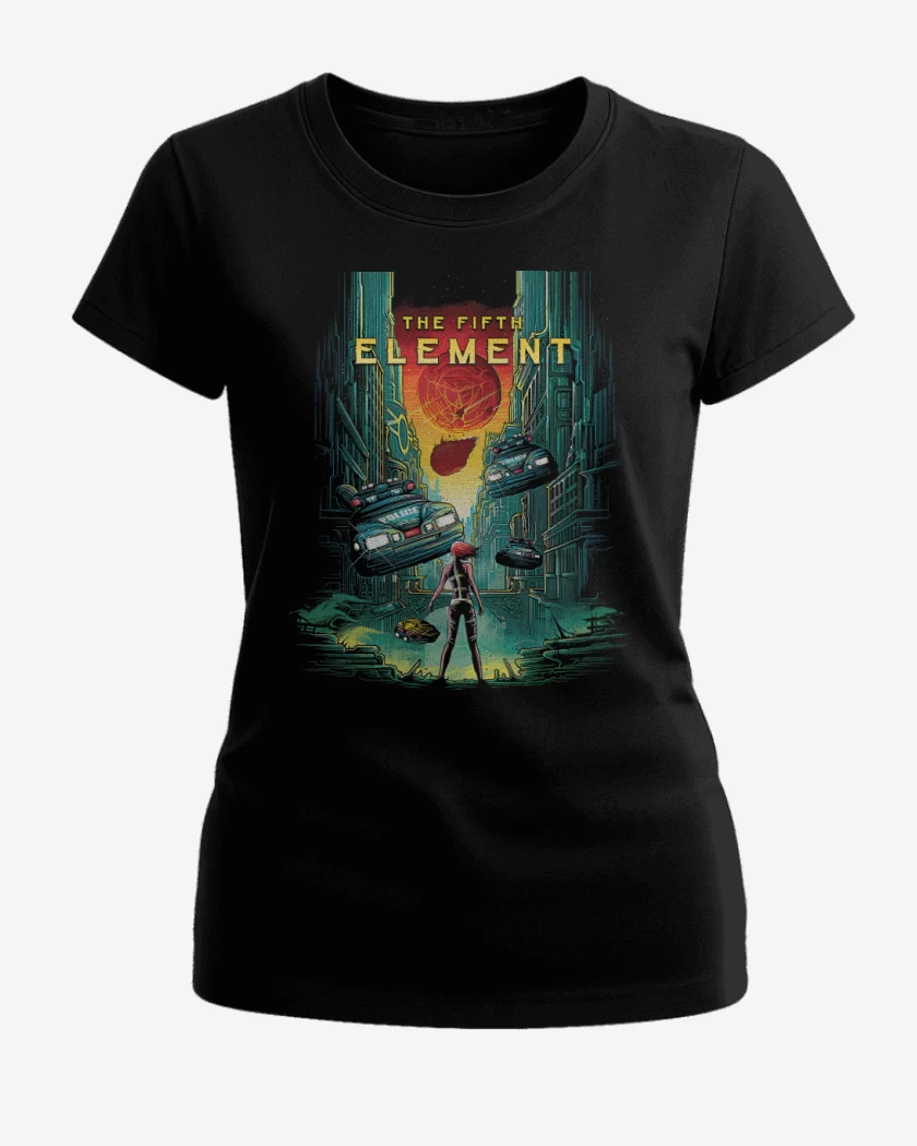 Polera de Mujer Negro de El Quinto Elemento