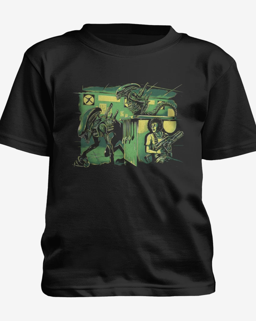 Polera de niño Negro de Alien Park