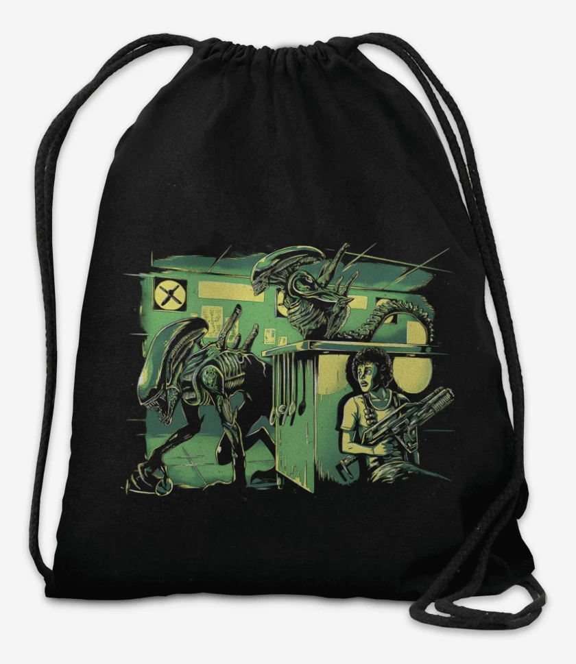 Mochila Negro de Alien Park