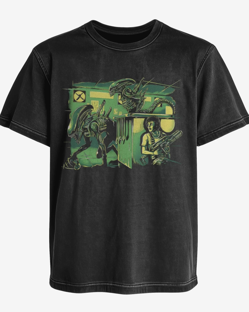 Polera desgastada Alien Park