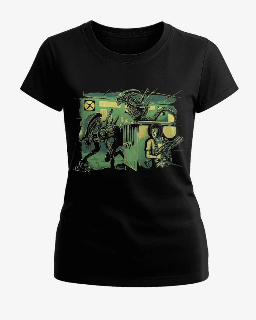 Polera de Mujer Negro de Alien Park
