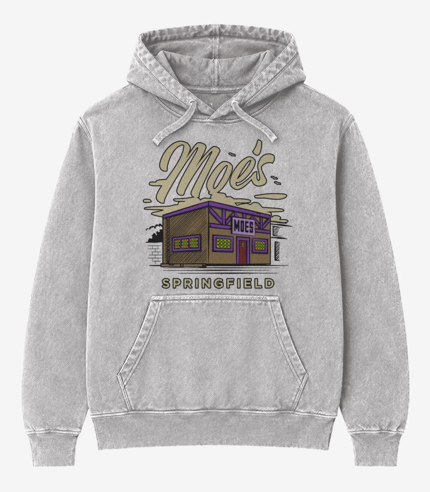 Poleron Canguro Acid Wash Gris Melange de Moes tavern