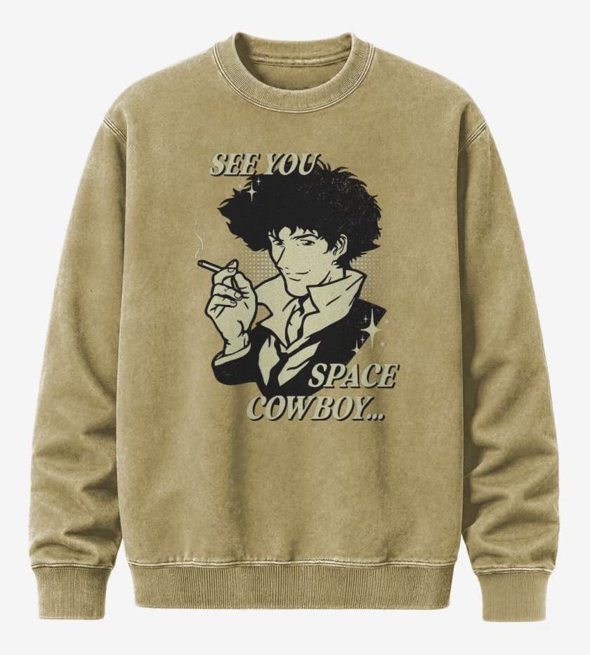 Poleron Polo Acid Wash Beige de See You Space Cowboy...
