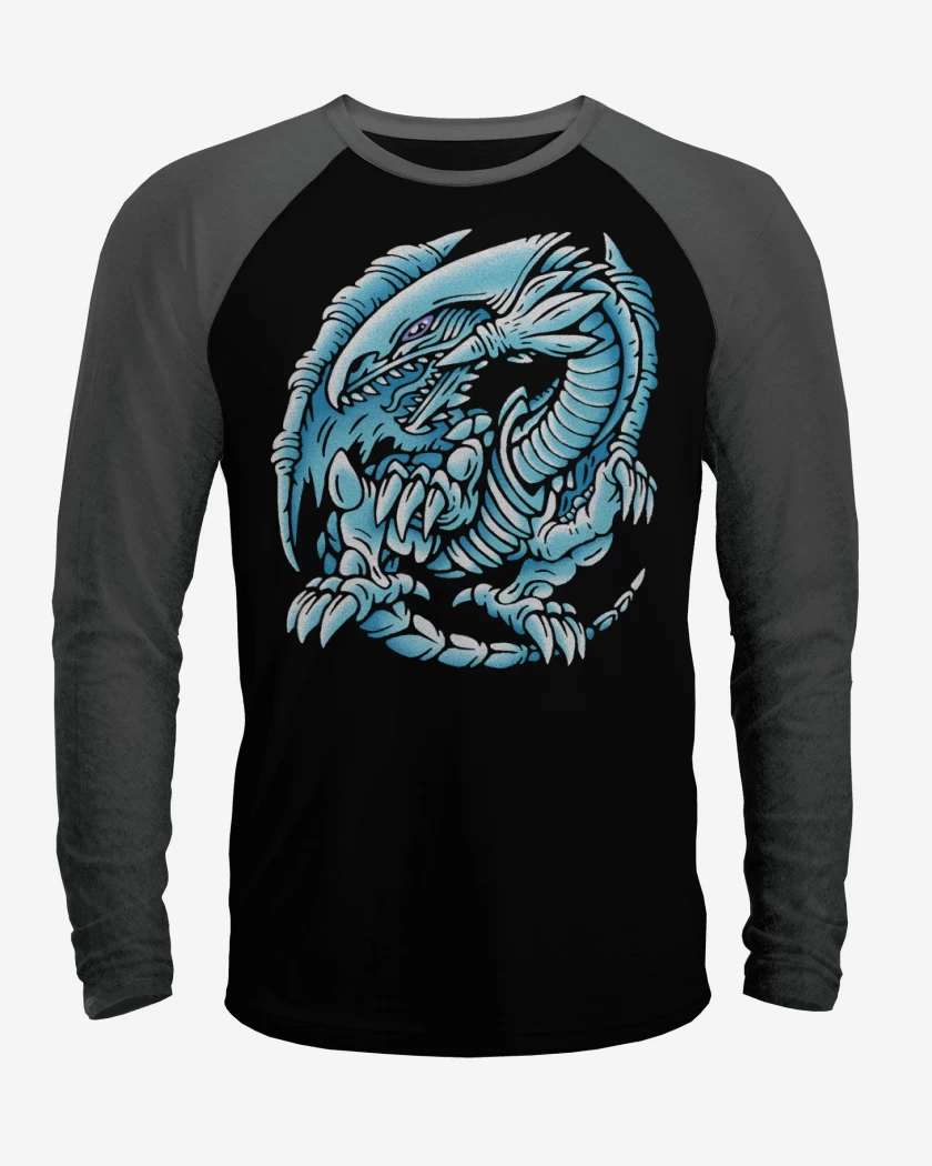 Polera Raglan Dragon de Ojos Azules