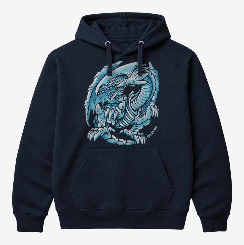 Polerón Canguro Dragon de Ojos Azules