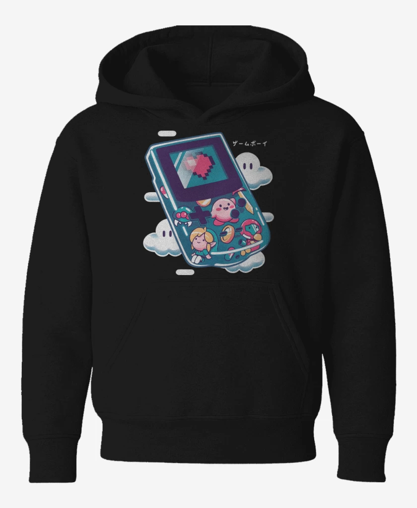 Poleron de niño Negro de Gameboy Collecction