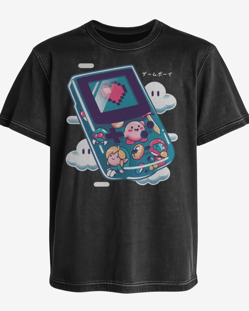 Polera desgastada Gameboy Collecction