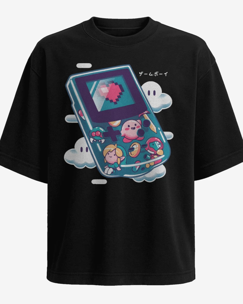 Polera Oversize Gameboy Collecction
