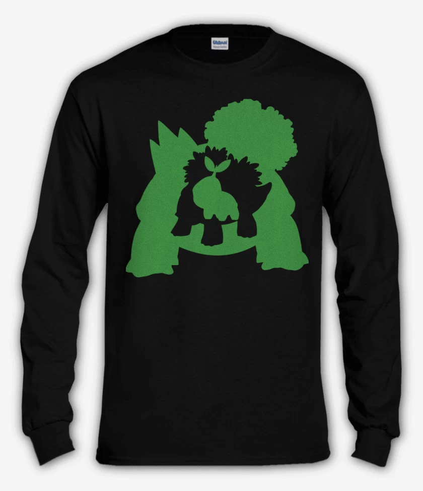 Polera manga larga Negro de Turvolution