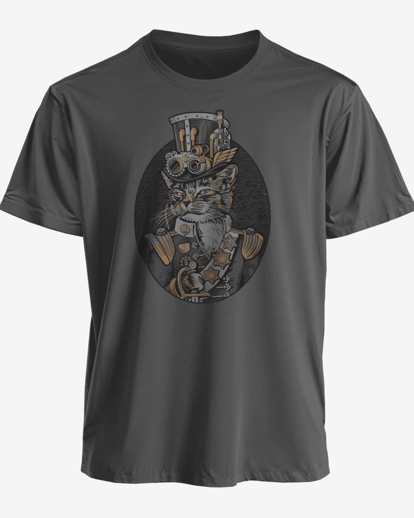 Polera Steampunk cat