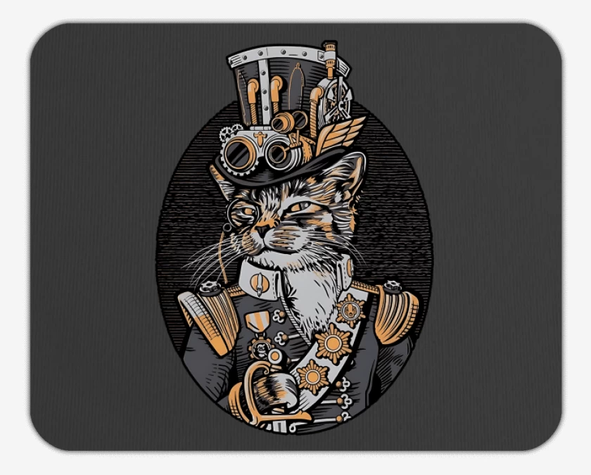 Mousepad Steampunk cat