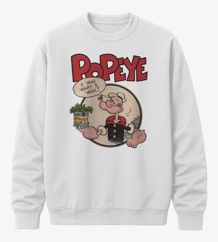Poleron polo Popeye espinaca