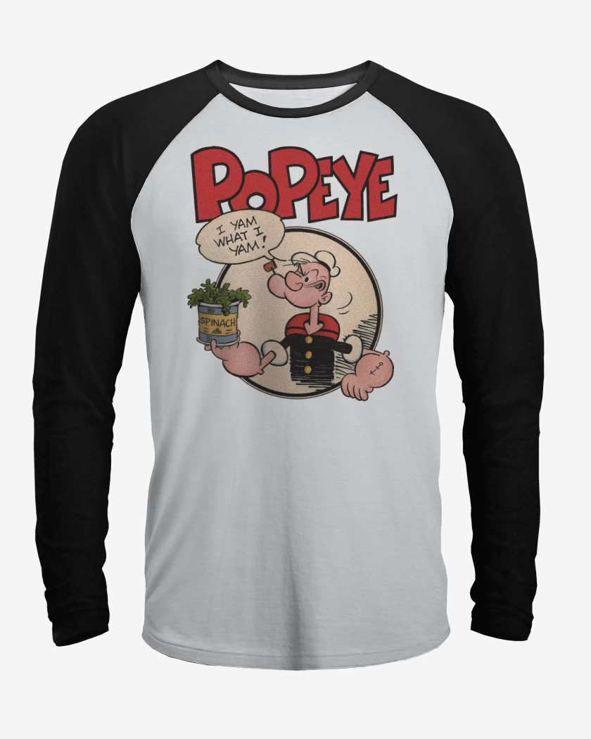 Polera Raglan Popeye espinaca