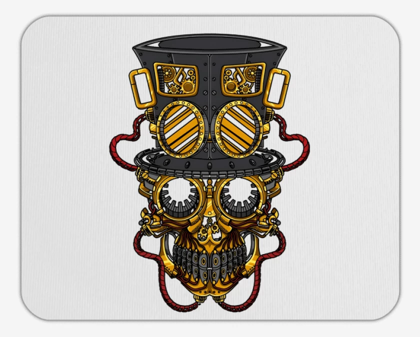 Mousepad Steampunk skull