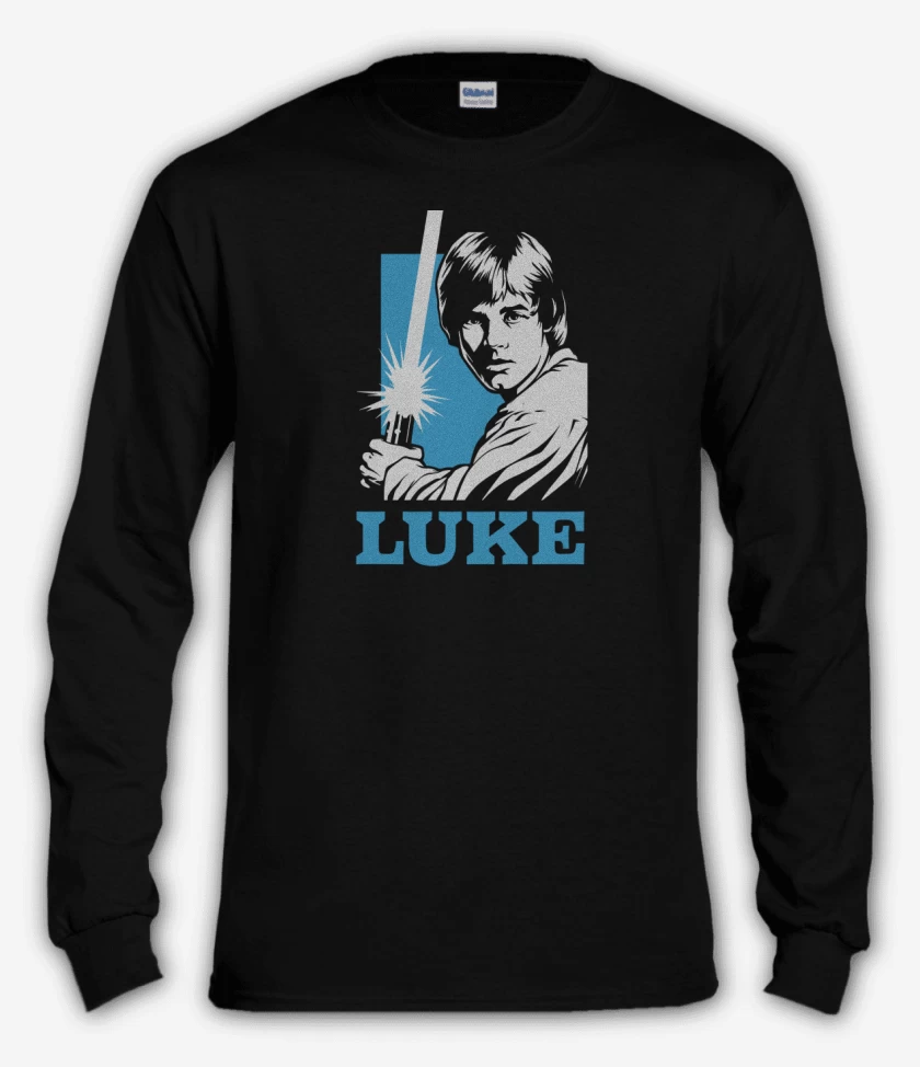 Polera manga larga Negro de Luke