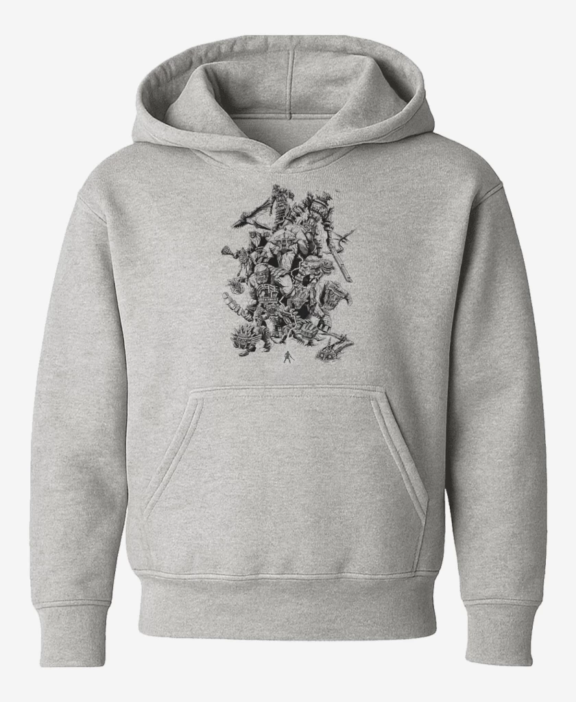 Poleron de niño Gris Melange de Shadow of the Colossus
