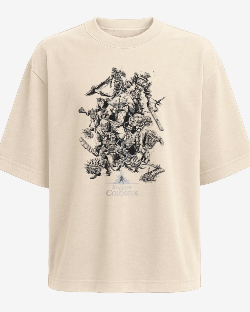 Polera Oversize Beige de Shadow of the Colossus