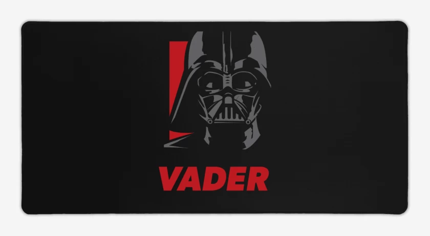 Mouse pad Gamer Negro de Vader