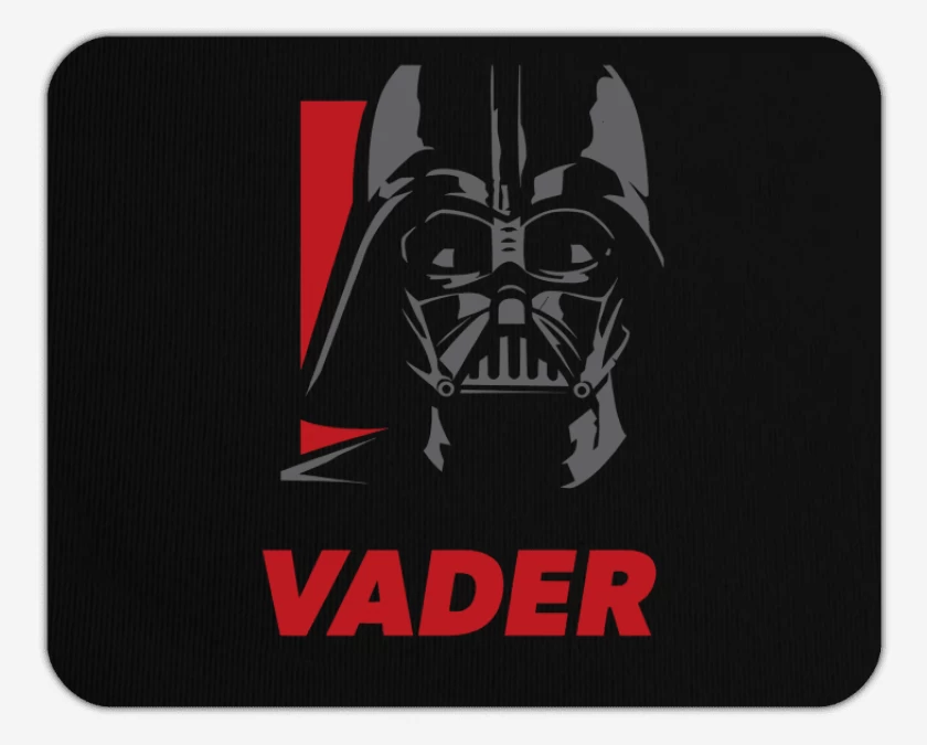 Mousepad Negro de Vader