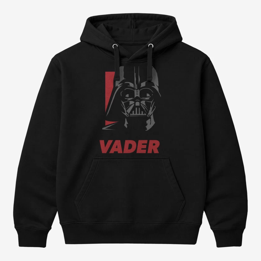 Polerón Canguro Negro de Vader
