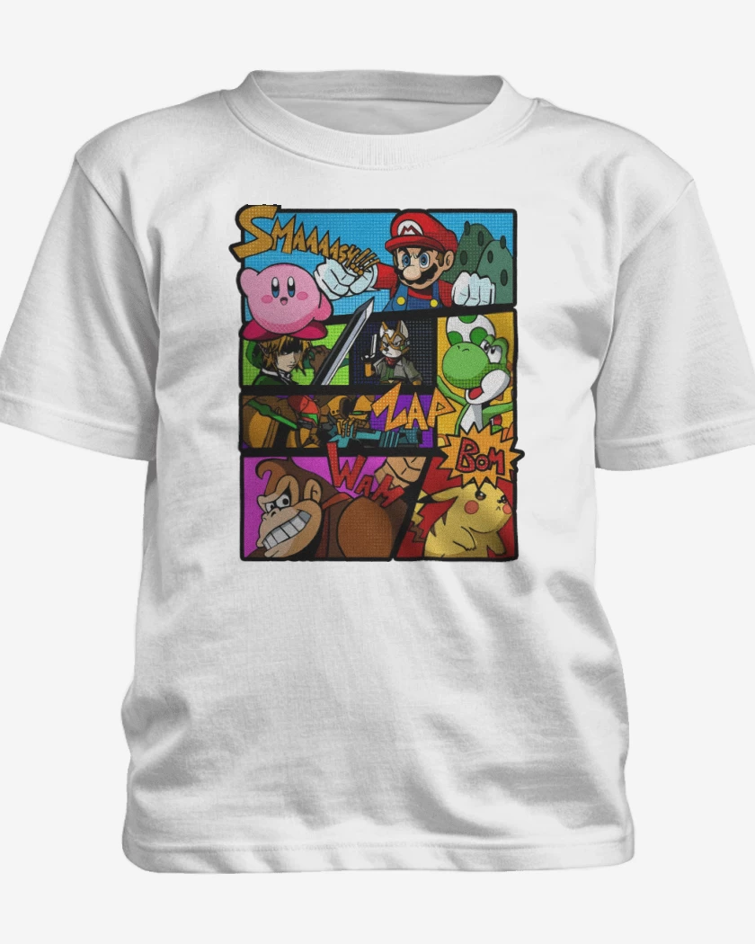 Polera de niño Smash Bros