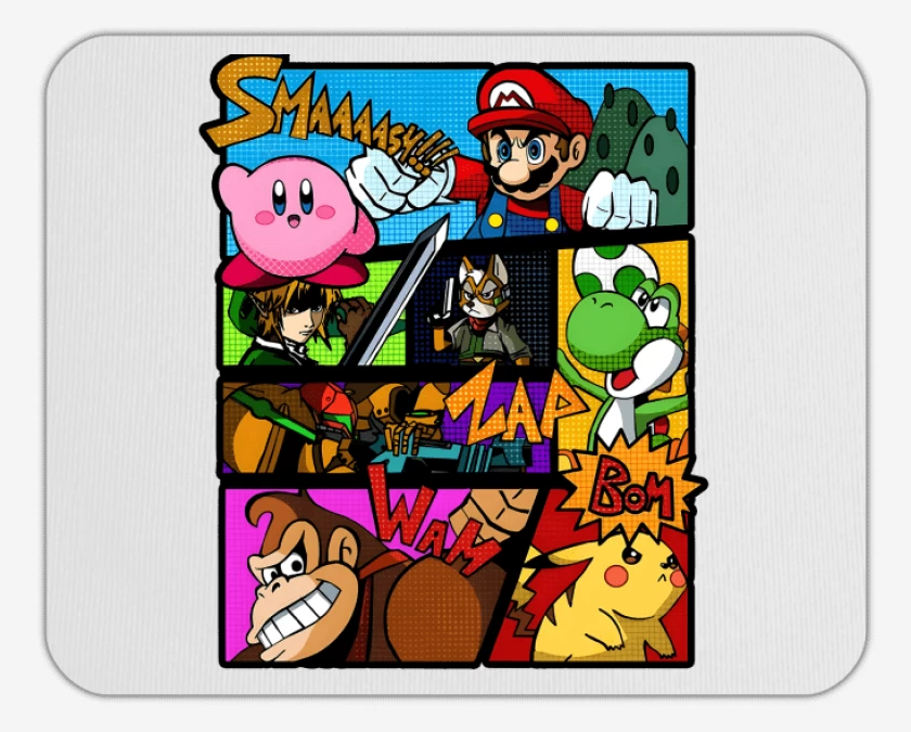 Mousepad Smash Bros
