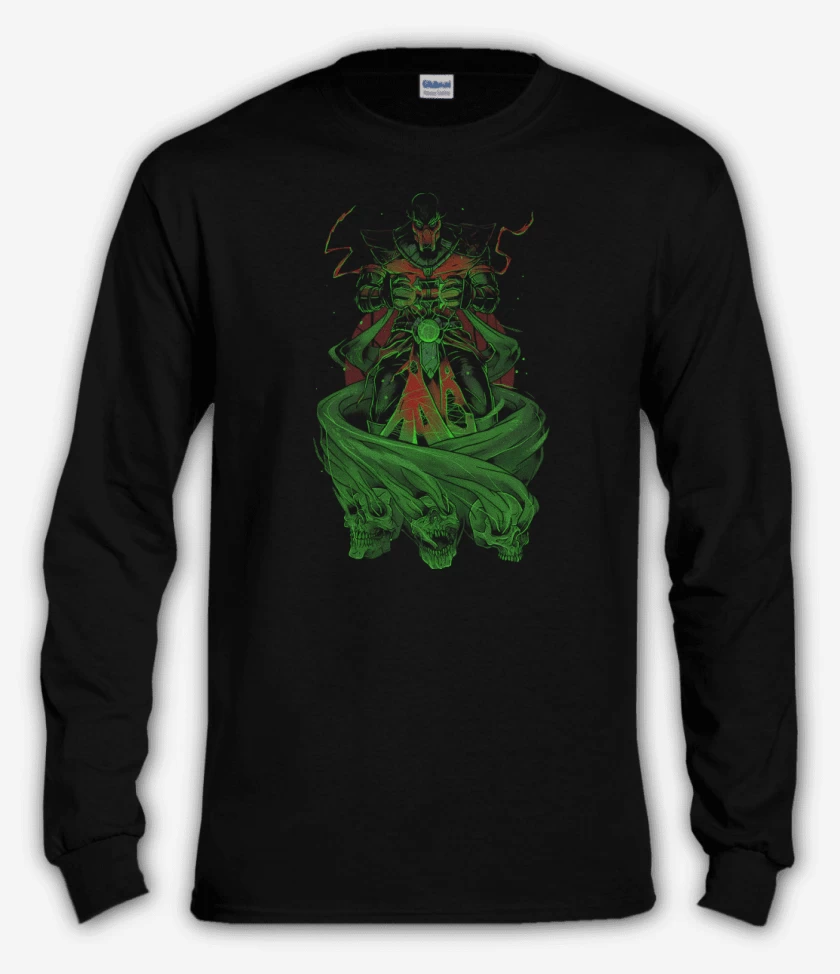 Polera manga larga Negro de Ermac